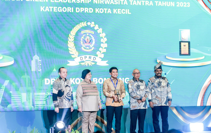 DPRD Bontang Raih Green Leadership Nirwasita Tantra dari KLHK