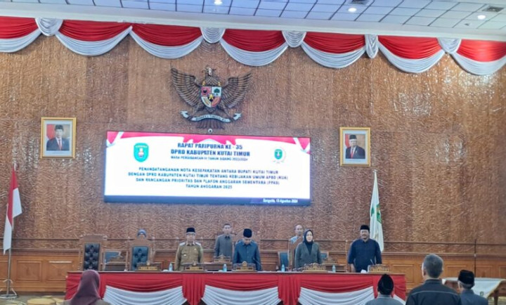 DPRD dan Pemkab Tandatangani Nota Kesepakatan KUA-PPAS Tahun Anggaran 2025