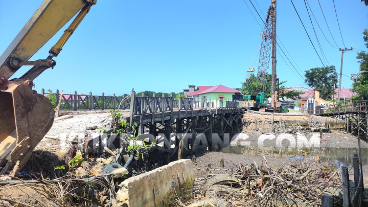 Progres Proyek Jembatan di Tanjung Laut Indah Minus 10 Persen, Kontraktor Dapat SP