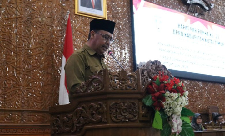 Rapat Paripurna ke-22 DPRD Kutim, Penyampaian Nota Penjelasan Bupati Kutim