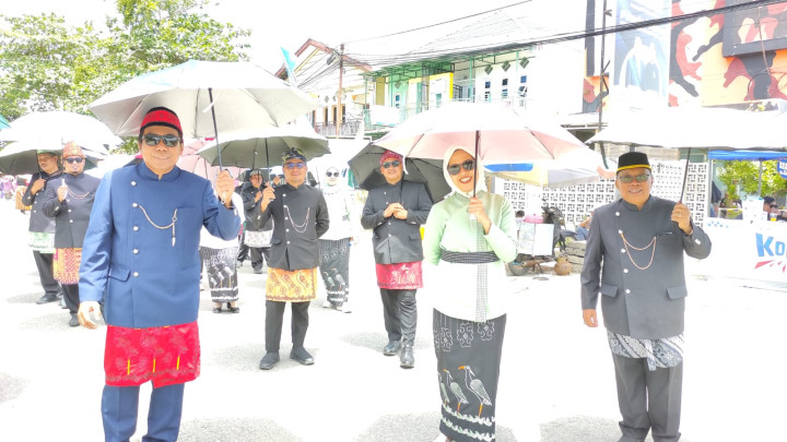 Bawakan Tema Nusantara, Kecamatan Bontang Utara Ramaikan Bontang City Carnival 2024