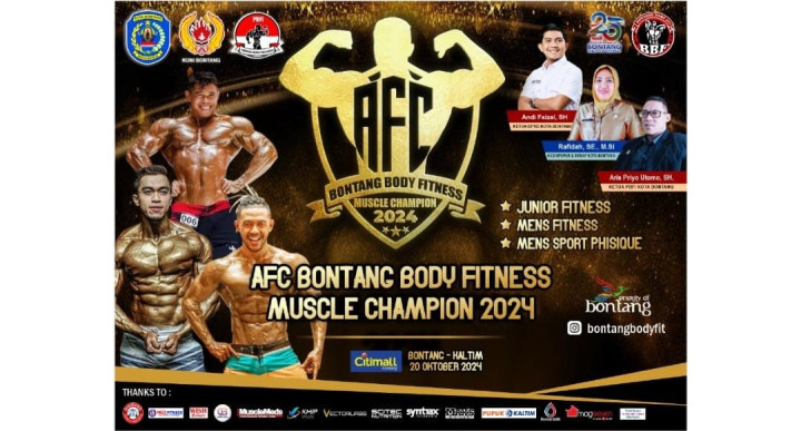 Besok ! Bontang Body Contest Champion Digelar di BCM, Perebutkan Puluhan Juta Rupiah