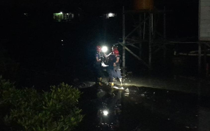 Gara-Gara Banjir Rob, Buaya Muncul di Permukiman Tanjung Laut Indah