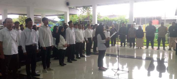 KPU Bontang Lantik 84 Petugas KPPS Bontang Kuala