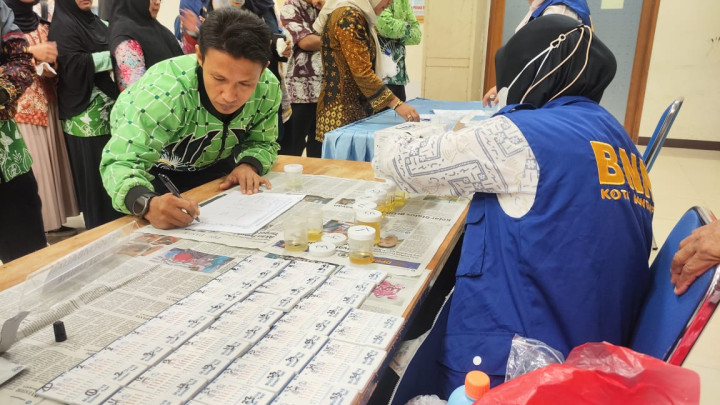 Giliran Disporaparekraf Disambangi BNN Bontang, 105 Pegawai Jalani Tes Urine