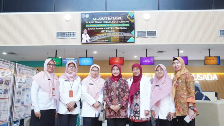 Pastikan Pelayanan Terbaik, Terima Kunjungan dari Pernefri Kaltim Kunjungi Ruang Hemodialisa RSUD Bontang