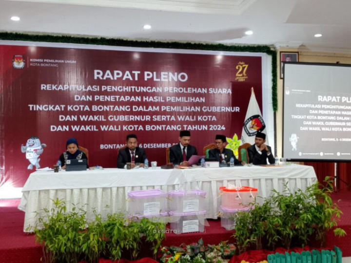 Pleno Rekapitulasi Tingkat Kota Bontang Dimulai Menentukan Pemenang Pilkada 2024