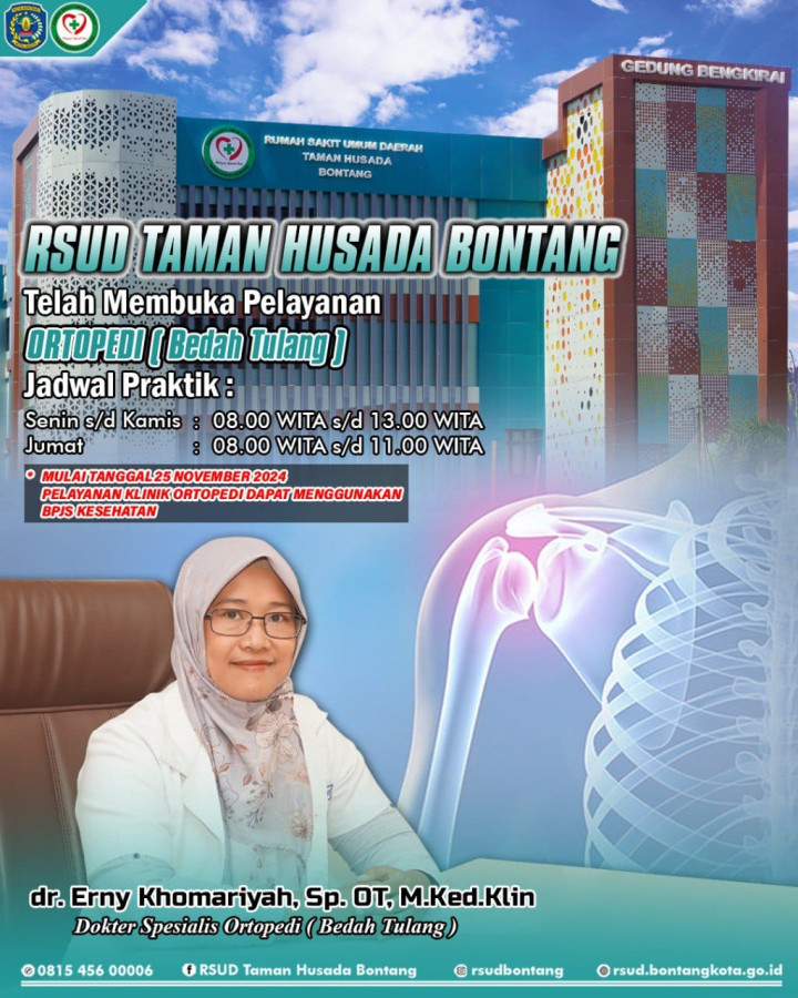 RSUD Taman Husada Bontang Kini Hadirkan Layanan Ortopedi dan Ortodonti