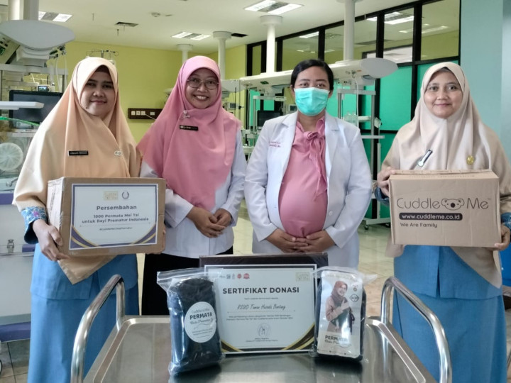 RSUD Taman Husada Terima Donasi Gendongan untuk Perawatan Bayi Prematur