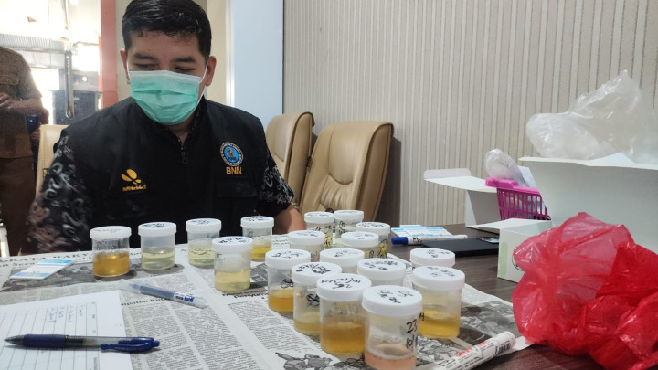 Setelah BPKAD dan Bapenda, BNN Juga Gelar Tes Urine di Kecamatan Bontang Utara