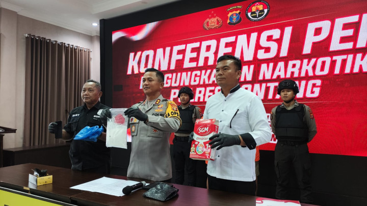 Awal Tahun 2025 Polres Bontang Sudah Ringkus 14 Tersangka Narkoba; Sabu Setara Rp 1,2 M Diamankan