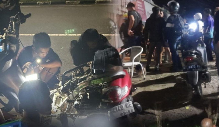 Buru Pelaku Curian Motor, Tim Ops Curanmor Polres Bontang Gelar Razia di Titik Rawan