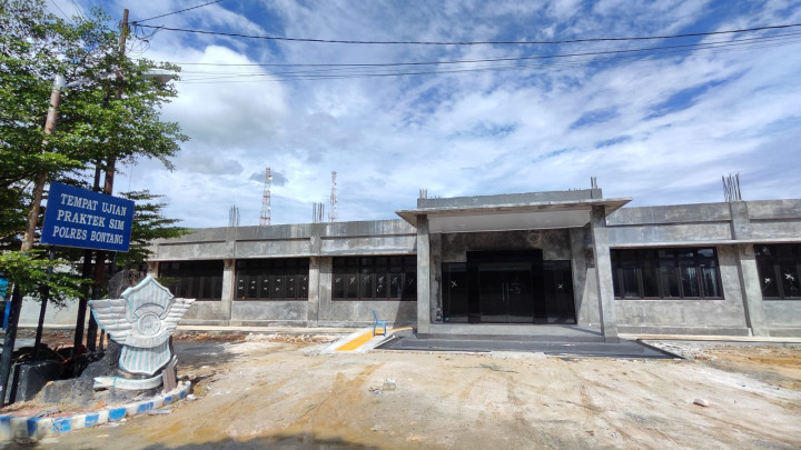 Gedung SPKT Polres Bontang Senilai Rp 6 M Belum Bisa Difungsikan, Dilanjutkan Bangun Lantai 2