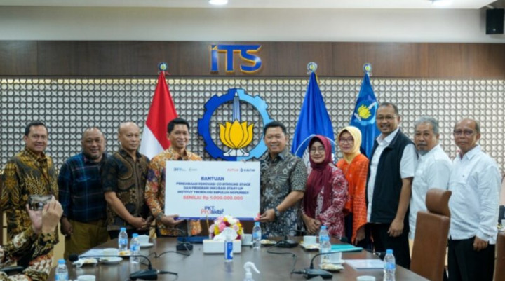 Dukung Pengembangan Pendidikan dan Startup, Pupuk Kaltim Salurkan Bantuan Rp1 Miliar ke ITS Surabaya