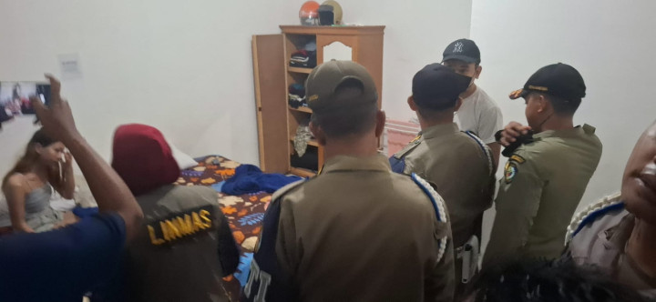 Operasi Tim Gabungan di Hotel Bontang Lagi-Lagi Dapati 5 Pasangan Bukan Suami Istri Menginap, 1 Orang Kabur