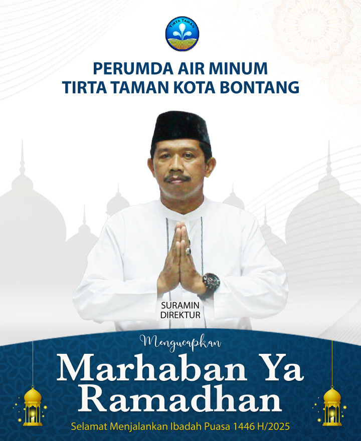 PDAM Tirta Taman Bontang Mengucapkan Selamat Ramadhan 1446 H/2025