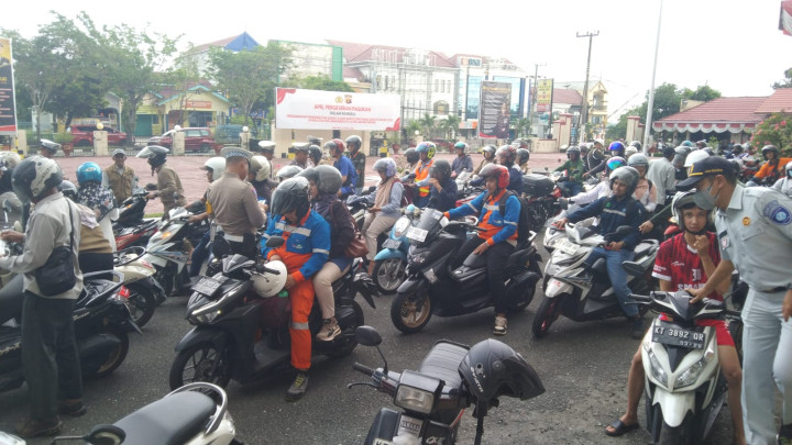 Polres Bontang Razia Besar-Besaran, Sasar Penunggak Pajak