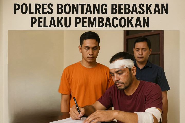 Tak Ada Laporan; Polisi Bebaskan Selingkuhan yang Bacok Suami Sah di Telihan