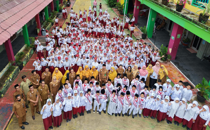 Wajar 19-21 Mulai Berlaku di Bontang; Kepala Dinas hingga Lurah Pimpin Apel Peluncuran Program di Sekolah
