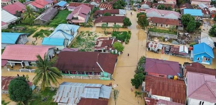 2 Ribu Warga Bontang Terdampak Banjir; 4 Kelurahan Terendam Air