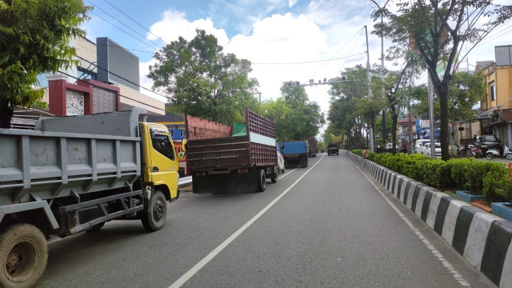 Dishub Bontang Bakal Pindah Lokasi Antrean Truk Solar di SPBU TJL dan Akawy