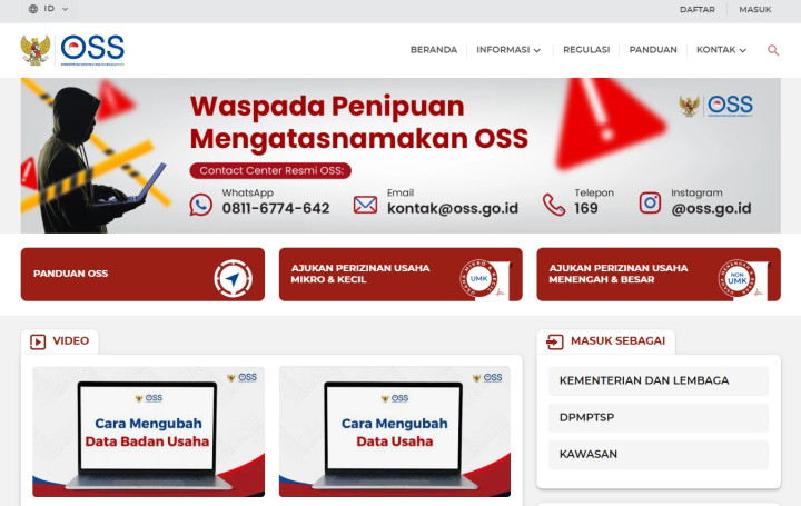 DPM-PTSP Bontang Buka Layanan Khusus Pemulihan Akun OSS Bagi Pelaku Usaha