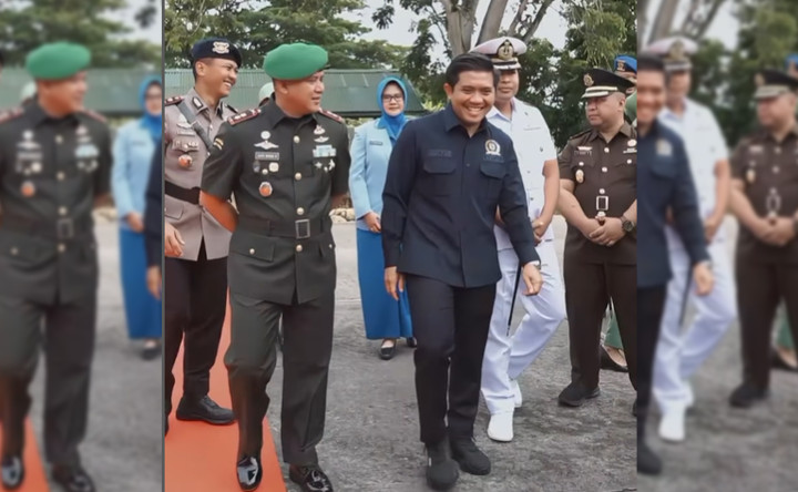 Ketua DPRD Bontang Hadiri Serah Terima Jabatan Komandan Batalyon Arhanud 7/ABC