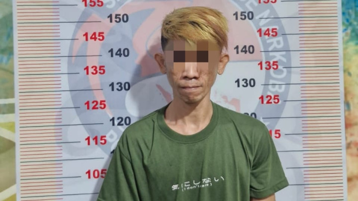 Tak Kapok di Penjara, Pria Pirang di Kebun Salak Guntung kembali Jadi Pengedar Sabu