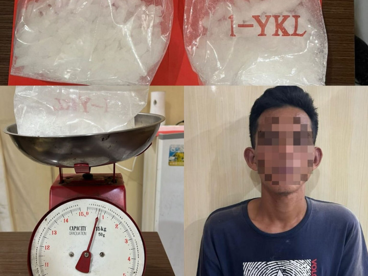 Pria Asal Bontang Jadi Kurir 700 Gram Sabu, Antar Pakai Motor Curian