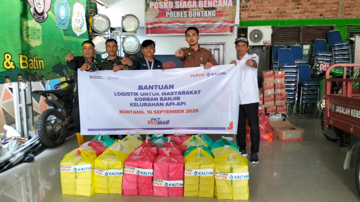 Respon Cepat Banjir Bontang, PKT Proaktif Salurkan 1.000 Paket Makanan