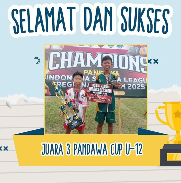 2 Pelajar Bontang Raih Juara di Pandawa CUP U-12; Disdikbud Sebut Siswa Bontang Kompetitif