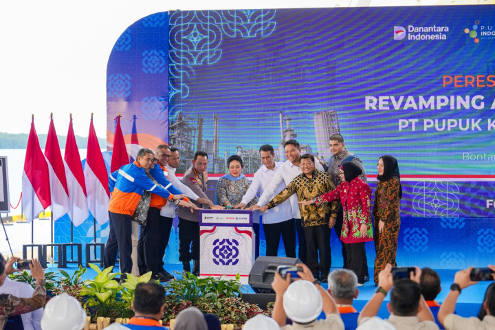 Dukung Keberlanjutan Swasembada Pangan, Pupuk Indonesia Resmikan Modernisasi Pabrik Tertua Pupuk Kaltim