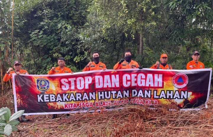 BPBD Pastikan Kondisi Aman, 6 Personel Patroli Rutin Cegah Karhutla di Bontang Lestari