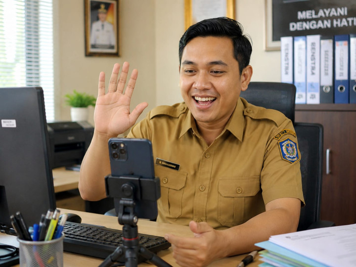 Pemkot Bakal Sanksi ASN yang live di Medsos saat Jam Kerja