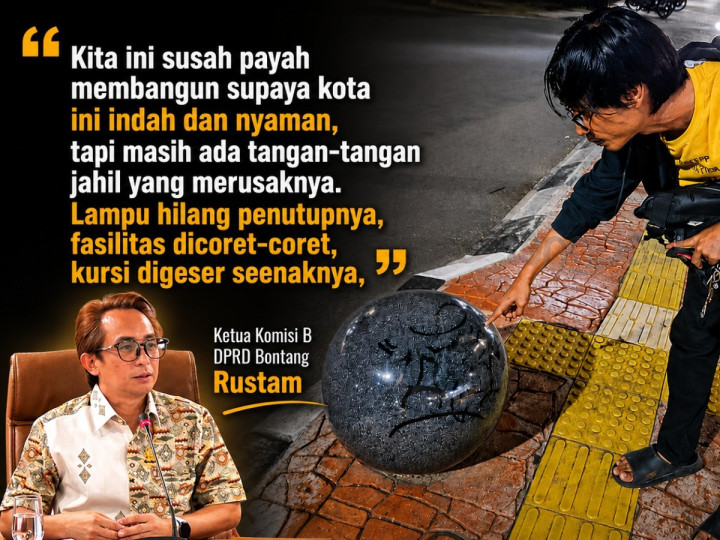 Rustam Geram Fasilitas Publik Bontang Dirusak Tangan Jahil, Desak Patroli Diperketat