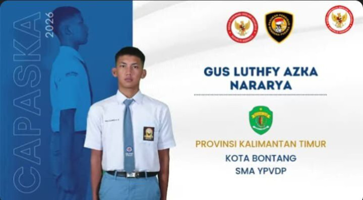Putra Bontang Terpilih Kibarkan Merah Putih di Istana Negara