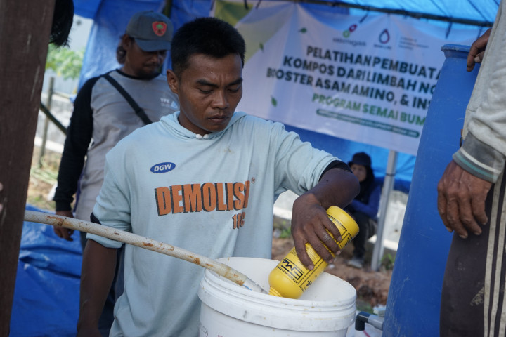 Badak LNG Dorong Pertanian Berkelanjutan lewat Pelatihan Pemanfaatan Limbah Jadi Produk Bernilai