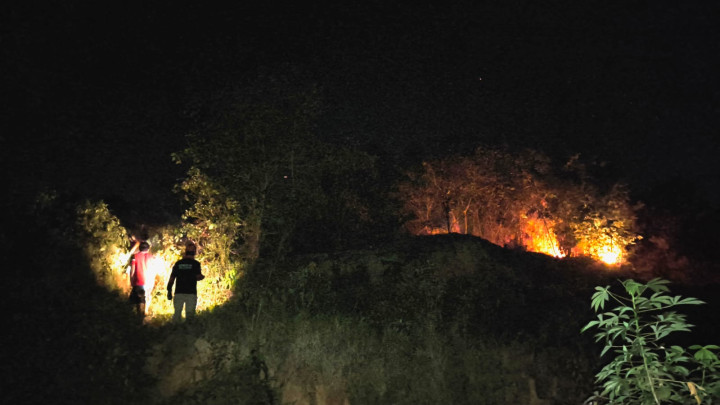 Karhutla Hanguskan 1 Hektare Lahan di Bukit Kusnodo, Api Nyaris Capai Permukiman