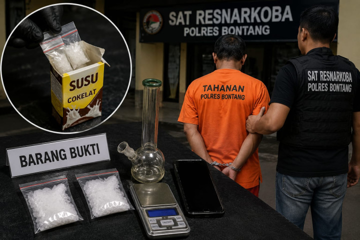 Pengedar Asal Berbas Pantai Coba Buang Barbuk saat Ditangkap, Simpan Sabu di Kotak Susu 