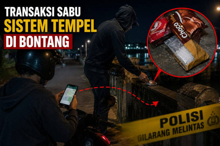 Polisi Petakan 5 Lokasi Tempel Sabu di Bontang, Disamarkan dalam Bungkus Makanan