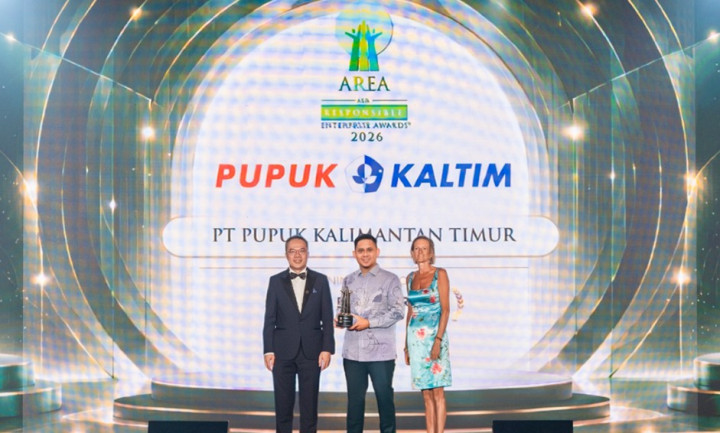 Pupuk Kaltim Raih Penghargaan AREA 2026, Pertegas Komitmen Bangun Ekonomi Inklusif