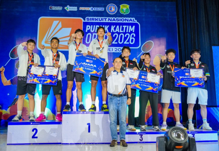 Regenerasi Atlet Bulutangkis Berprestasi, Pupuk Kaltim Hadirkan Sirnas C Open 2026