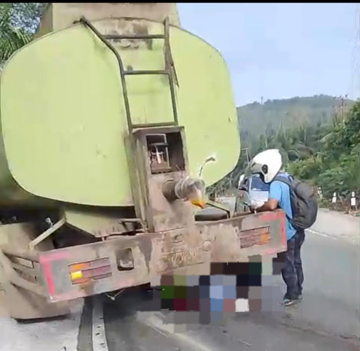 Terlindas Truk di Poros Bontang Sangatta, Pemotor Asal Samarinda Tewas