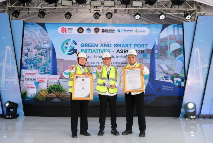 Transformasi Pelabuhan Pupuk Kaltim Raih Bintang 5 Green and Smart Port ASRI 2026