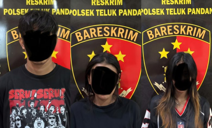 Dua Perempuan Dibekuk di Teluk Pandan, Kedapatan Simpan 2 Poket Sabu
