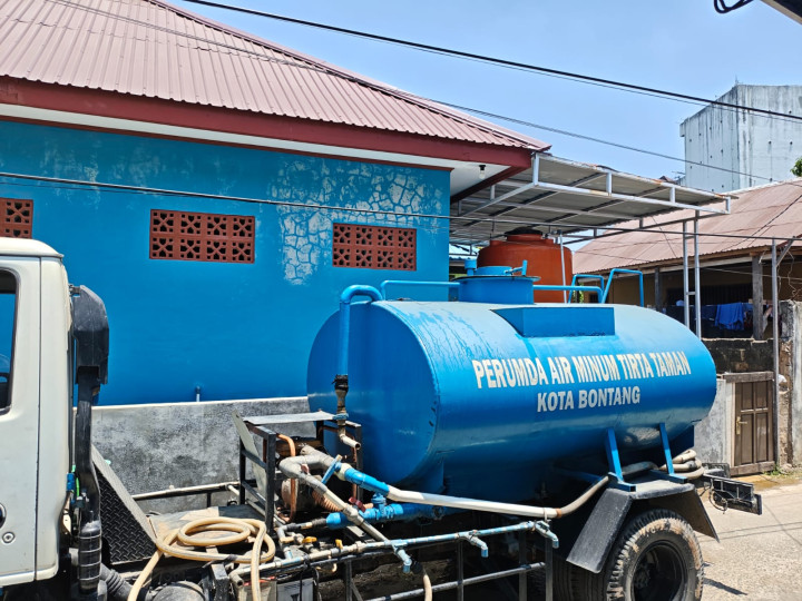 Imbas Kemarau di Bontang; Permintaan Mobil Tangki Meningkat, Tiap Hari PDAM Suplai 30 Ribu Liter Air ke Rumah Warga
