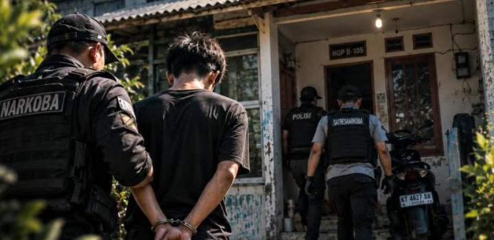 Pesan 8 Poket Sabu; Pemuda Diringkus Polisi di Perumahan HOP Usai Transaksi
