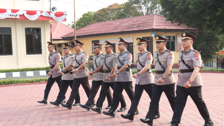 Polres Bontang Rombak Perwira; 2 Kapolsek Diganti, Kasat Polairud Diisi Wajah Baru