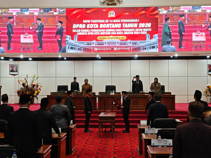 Sudiyo Resmi Dilantik Jadi DPRD Bontang Periode 2024-2029; PAW Almarhum Maming