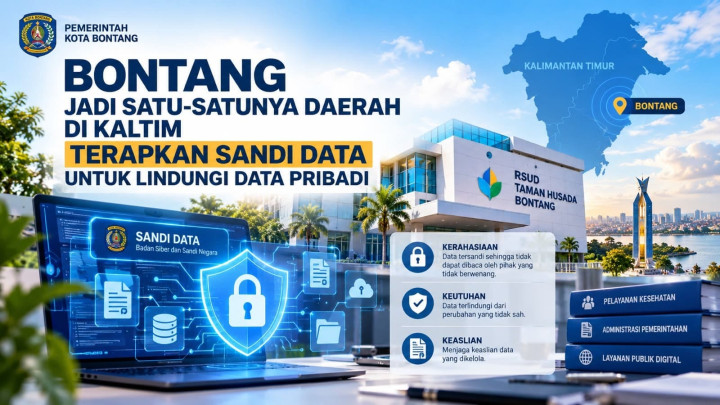 Bontang Jadi Satu-satunya di Kaltim yang Terapkan Kriptografi untuk Lindungi Data Masyarakat
